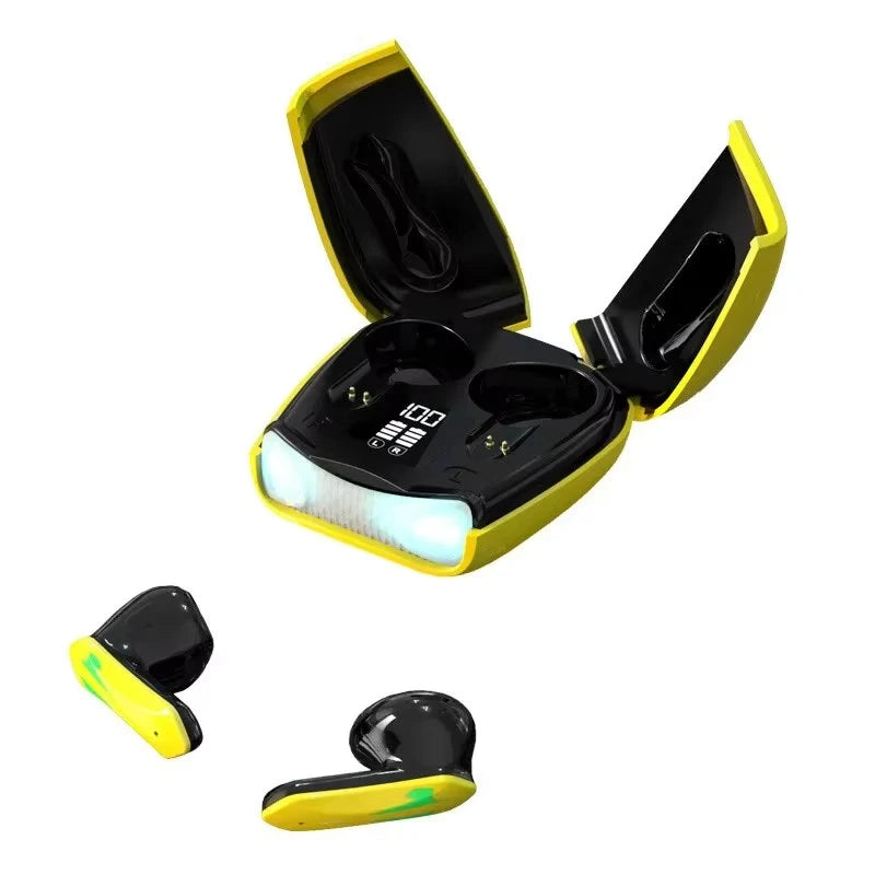 Gaming Earbuds X16 Pro Low-Latency Bluetooth 5.2 LED Case - JEFF's Favorite Picks