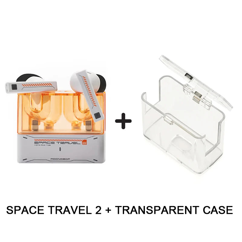 MOONDROP Space Travel 2 Bluetooth 6.0 TWS Earbuds | ANC HiFi 13mm Driver | 55ms Game Mode