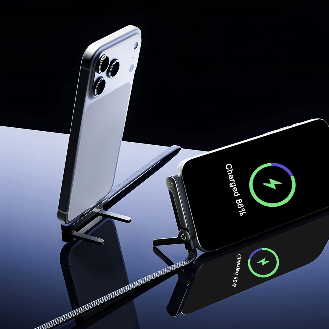 BESY 2-in-1 Type-C Cable Phone Holder – 240W Fast Charging Bracket