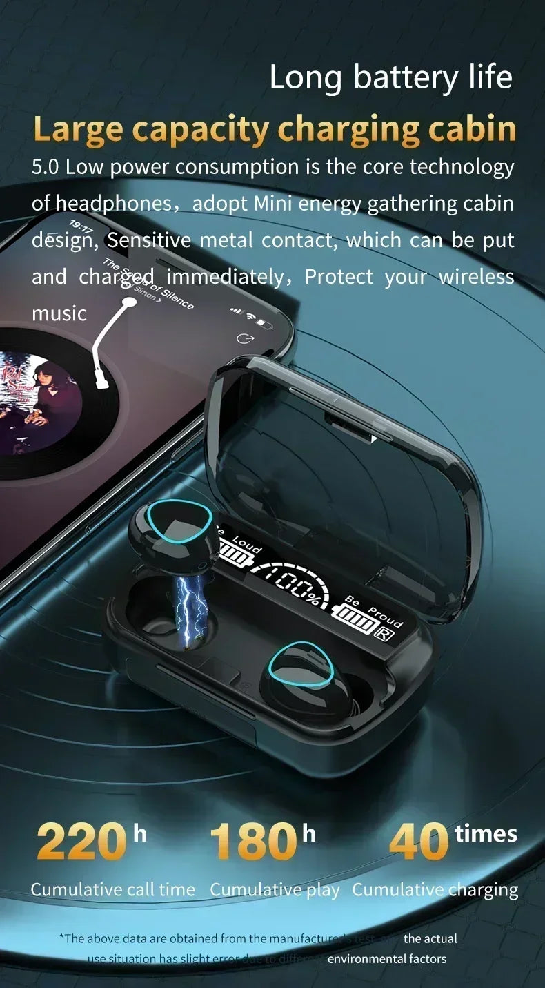 ZONGJI True Wireless Earphones | Best Active Noise Cancellation Earbuds