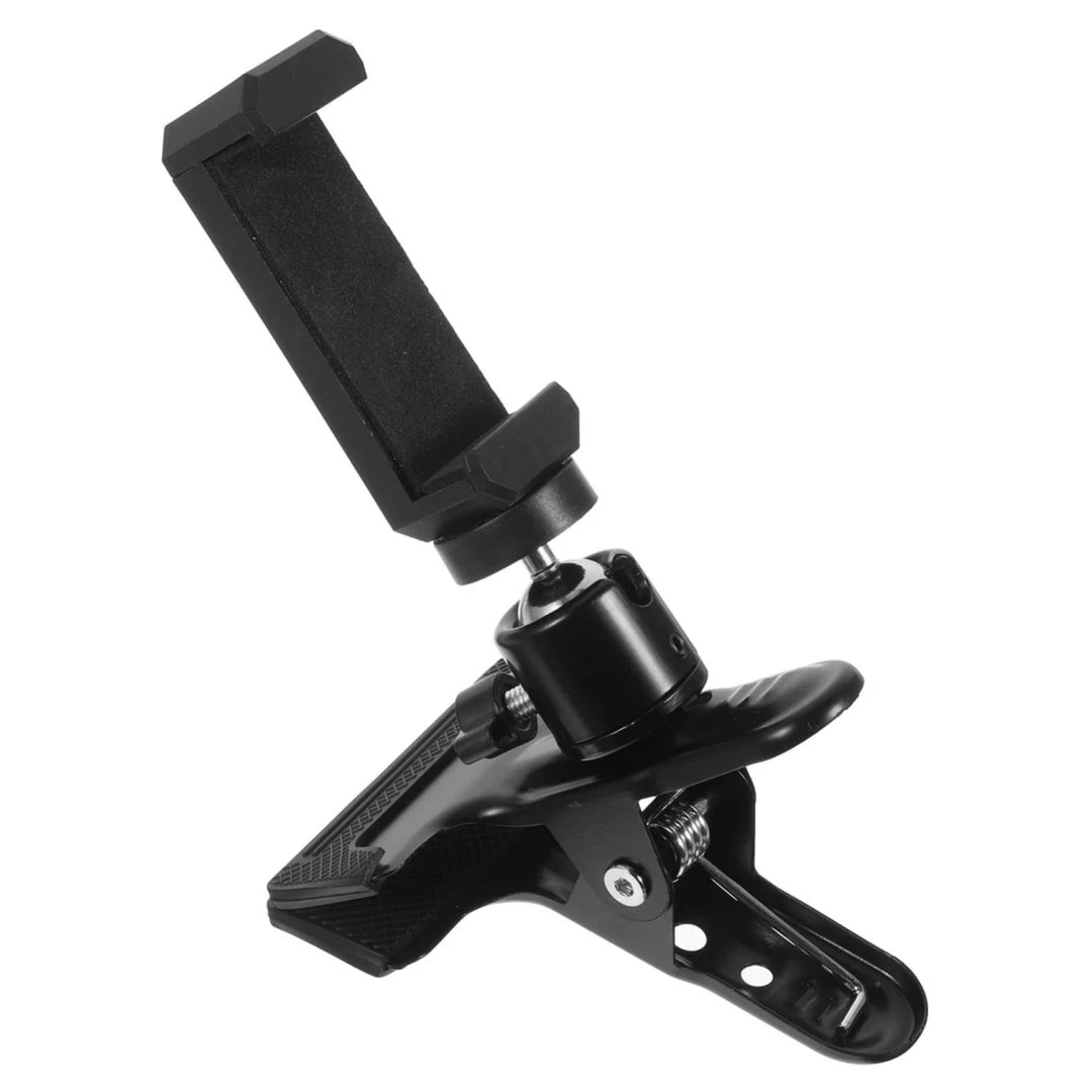 Miwayer Guitar Headstock Phone Holder – 360° Live Stream Bracket Tripod Clip