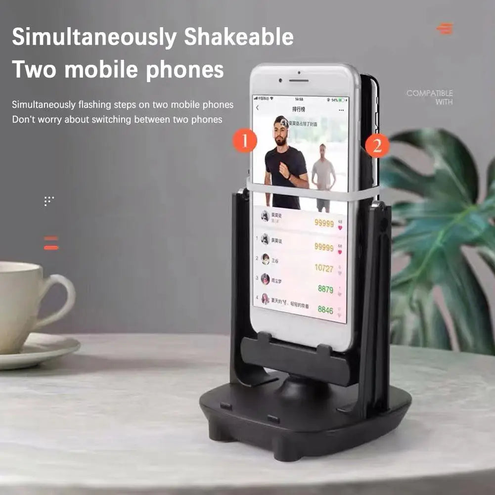 Magnetic Phone Step Counter - Effortless Daily Steps Counter for 2 Phones