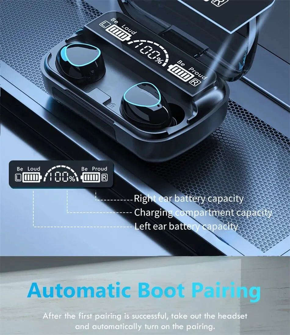 TWS Bluetooth In-Ear Earbuds for Gaming and Music