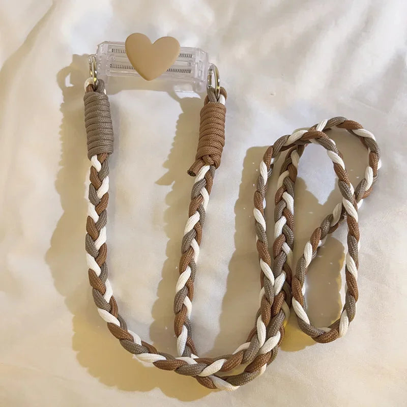 Adjustable Crossbody Phone Lanyard with Case Clip Tab
