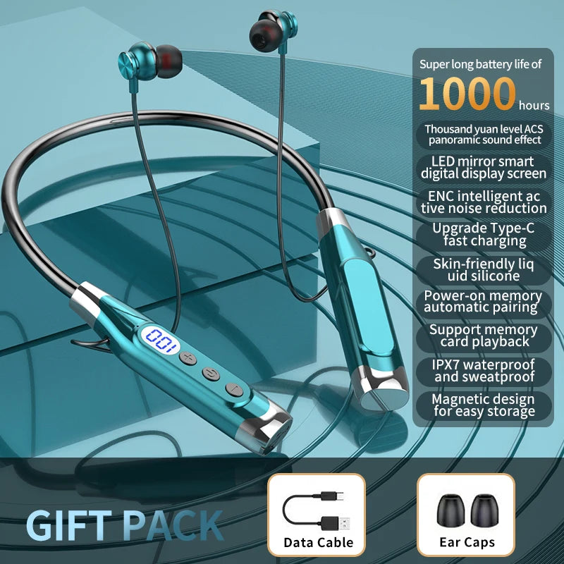HKFZ Wireless Earbuds with Volume & Playback Controls