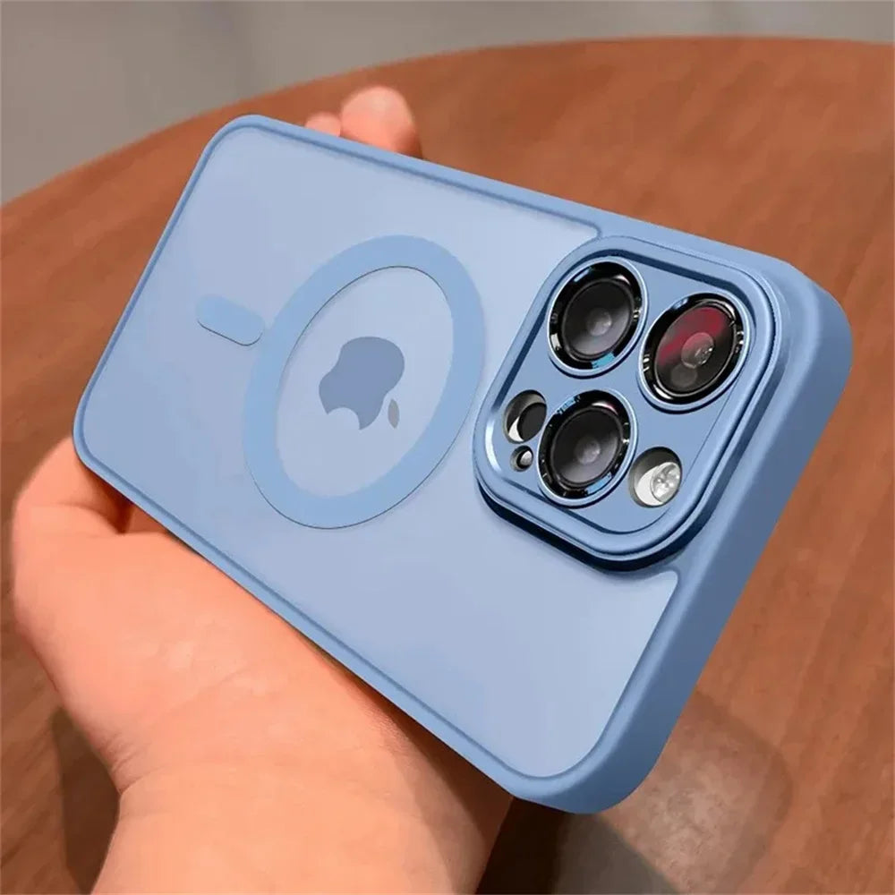 Buy MagSafe Case iPhone 16 Pro – Matte Translucent Lens Protect | Free Shipping & Fast Delivery