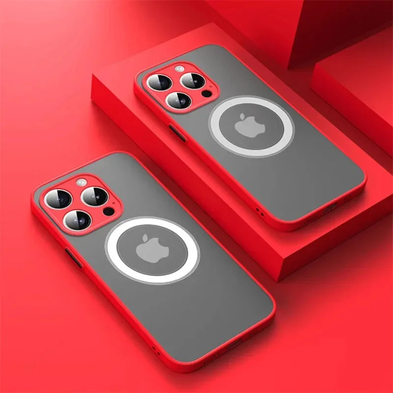 Luxury Armor MagSafe iPhone Case by Jinitaimeik | Magnetic Shockproof