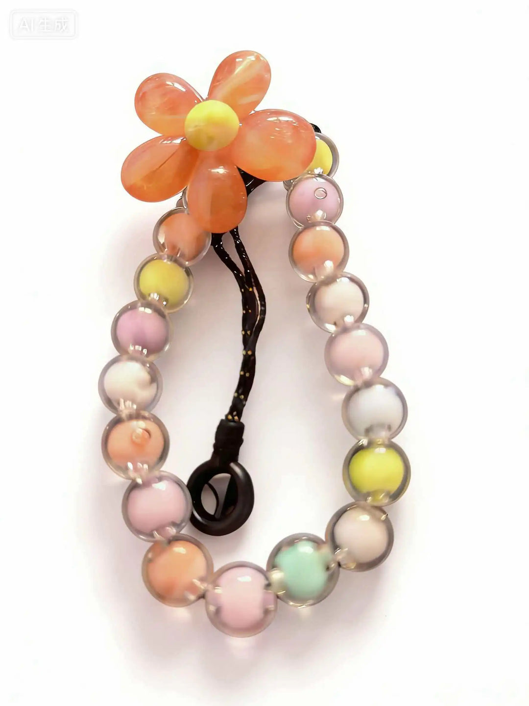 Jeffs Favorite Picks Macaron Bead Phone Wrist Lanyard