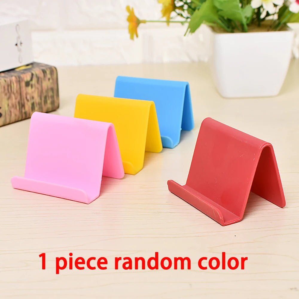 Mini Portable Kitchen Phone Holder | Candy Color Lazy Bracket | Universal Desk Cellphone Stand