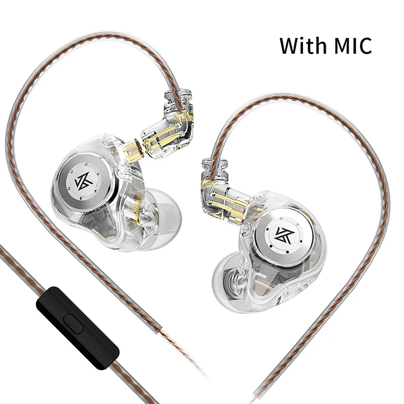 KZ EDX Pro Dual Magnetic Dynamic Wired Earphones HiFi Bass