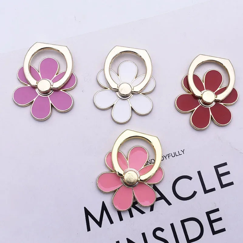 Universal Finger Ring Phone Holder with 360° Rotation - Bow Ring Design