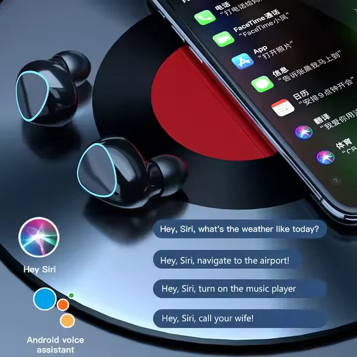 M10 Wireless Earbuds with Power Bank Charging Case Sports