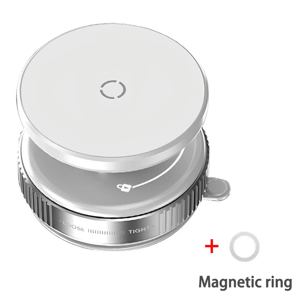 YLZ MagSafe Magnetic Vacuum Car Phone Holder | 360° Windshield Dashboard Mount for iPhone Android