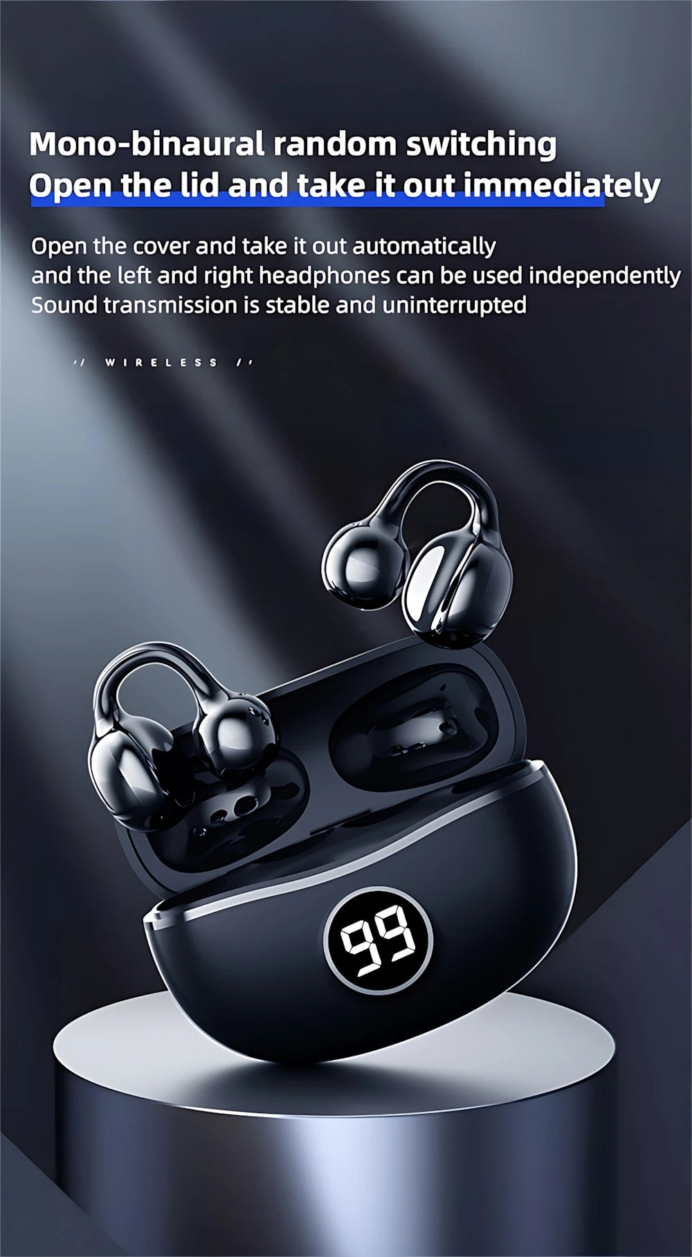 Waterproof Wireless Earbuds For Sports - 2025 Air Bone Conduction — waterproof phone accessories