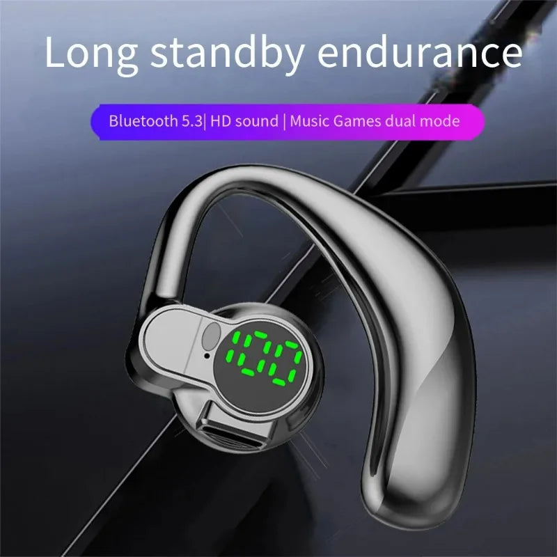 Best Bone Conduction Ear Hook Headset with ANC — Bone Conduction Headset