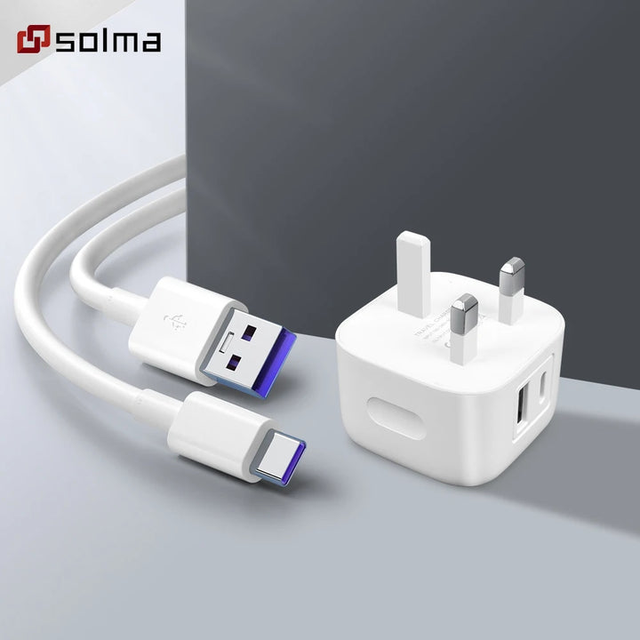 12W USB-C Wall Charger for iPhone and Samsung - Dual Port Fast Charging — magsafe accessories