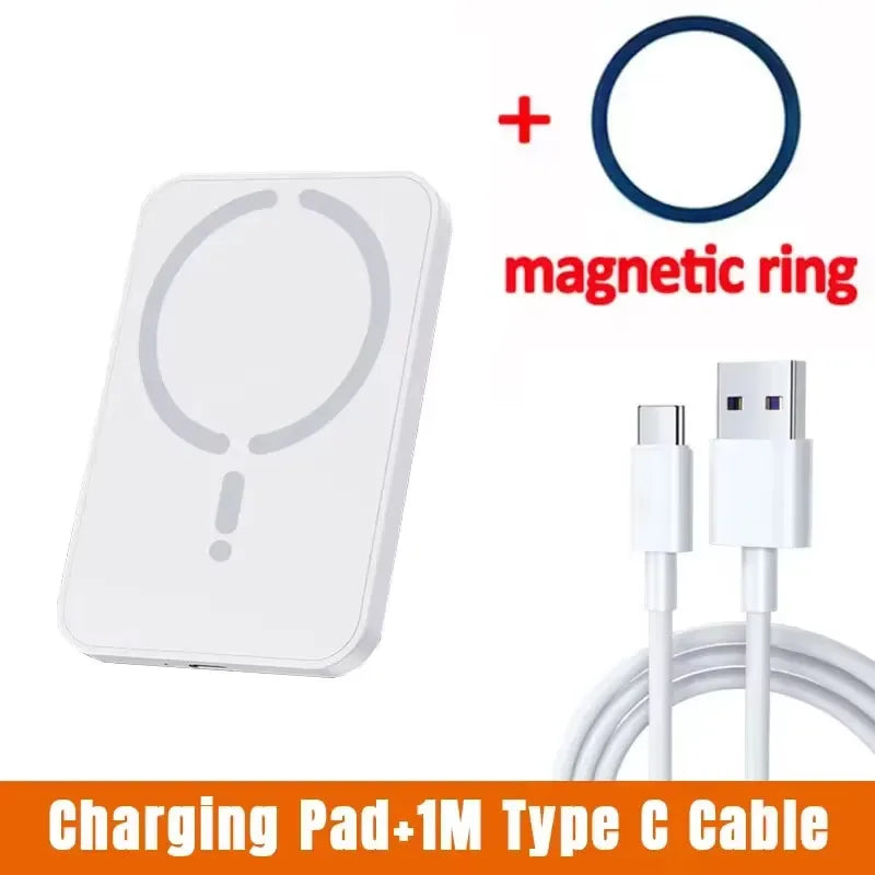 VIKEFON MagSafe Wireless Car Charger – 15W Air Vent Phone Holder Mount