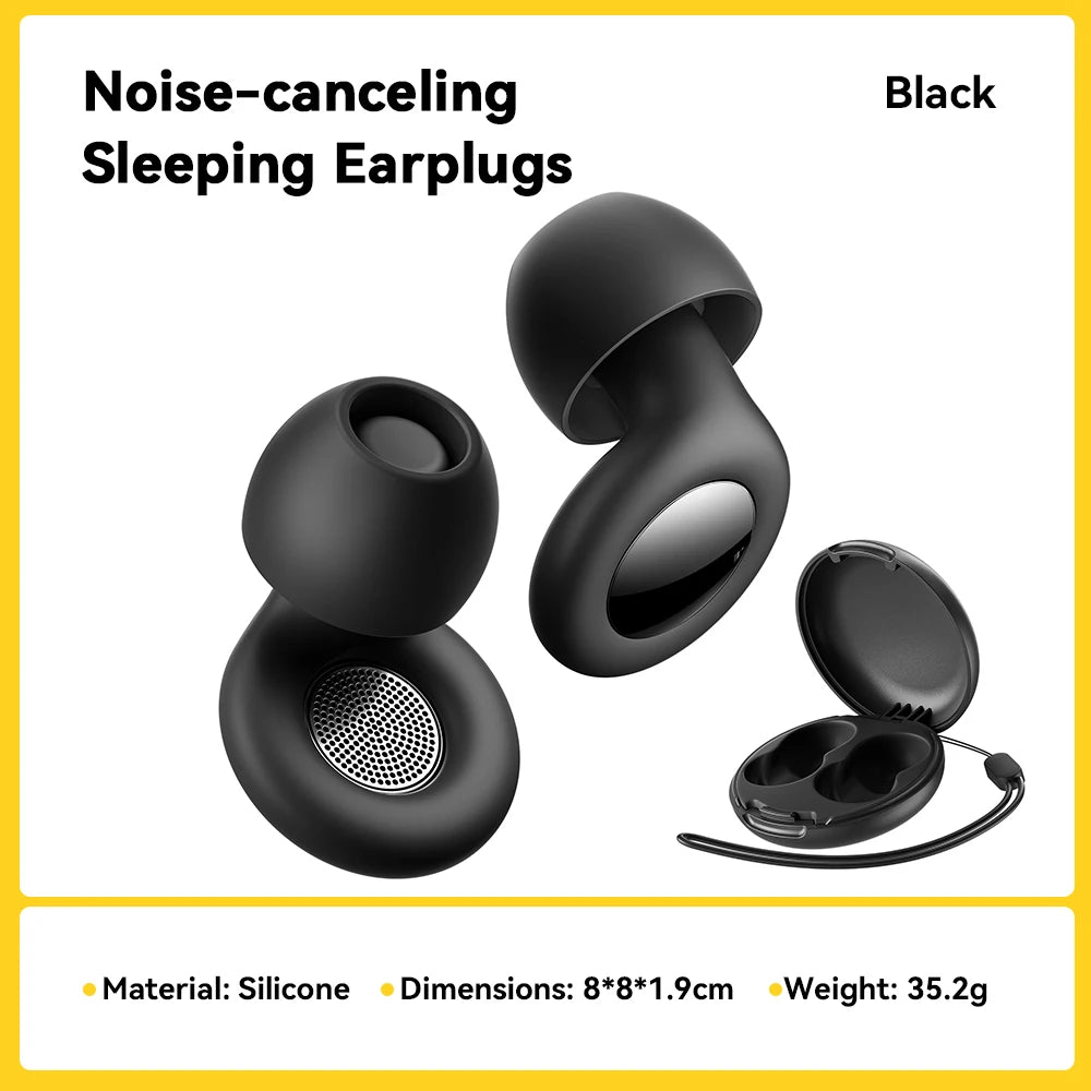 Soft Silicone Sleep Earplugs Noise Reducing Comfort Ear Plugs