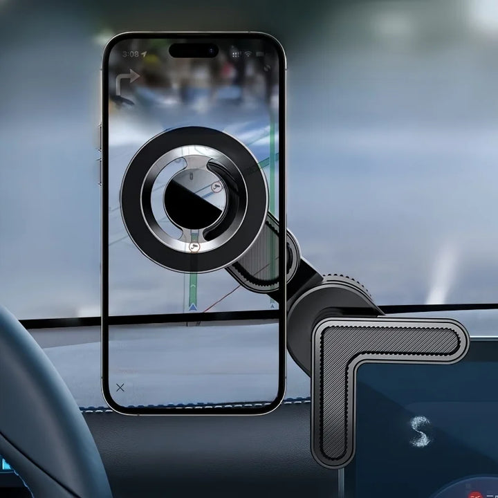 Magnetic Car Phone Mount for Dashboard Display Screen – 360 Rotation