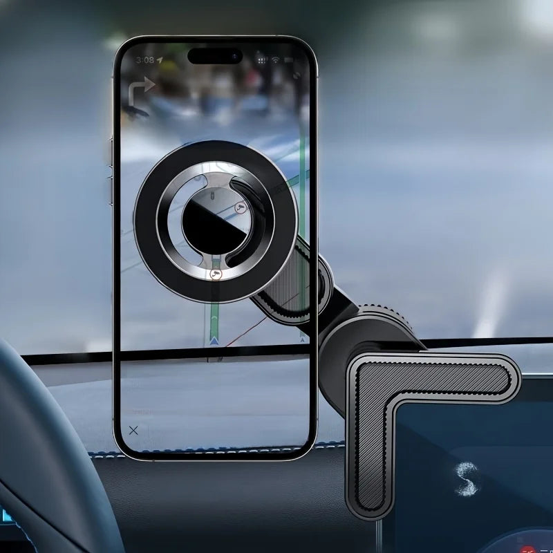 Magnetic Car Phone Mount for Dashboard Display Screen – 360 Rotation