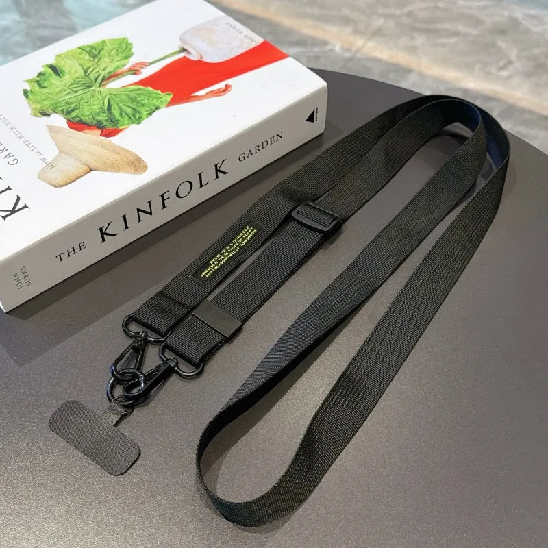 Adjustable Lanyard 140CM Crossbody Neck Cord Wrist Strap All Phone Cover Case Chain Fashion Anti Loss Outdoor Two Hooks Rope