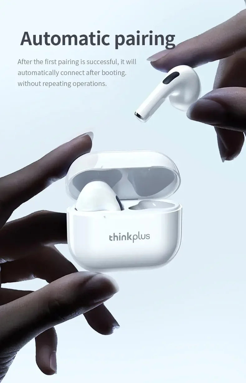 Lenovo LP40 Bluetooth Earbuds - IPX4 Waterproof Gaming Earphones