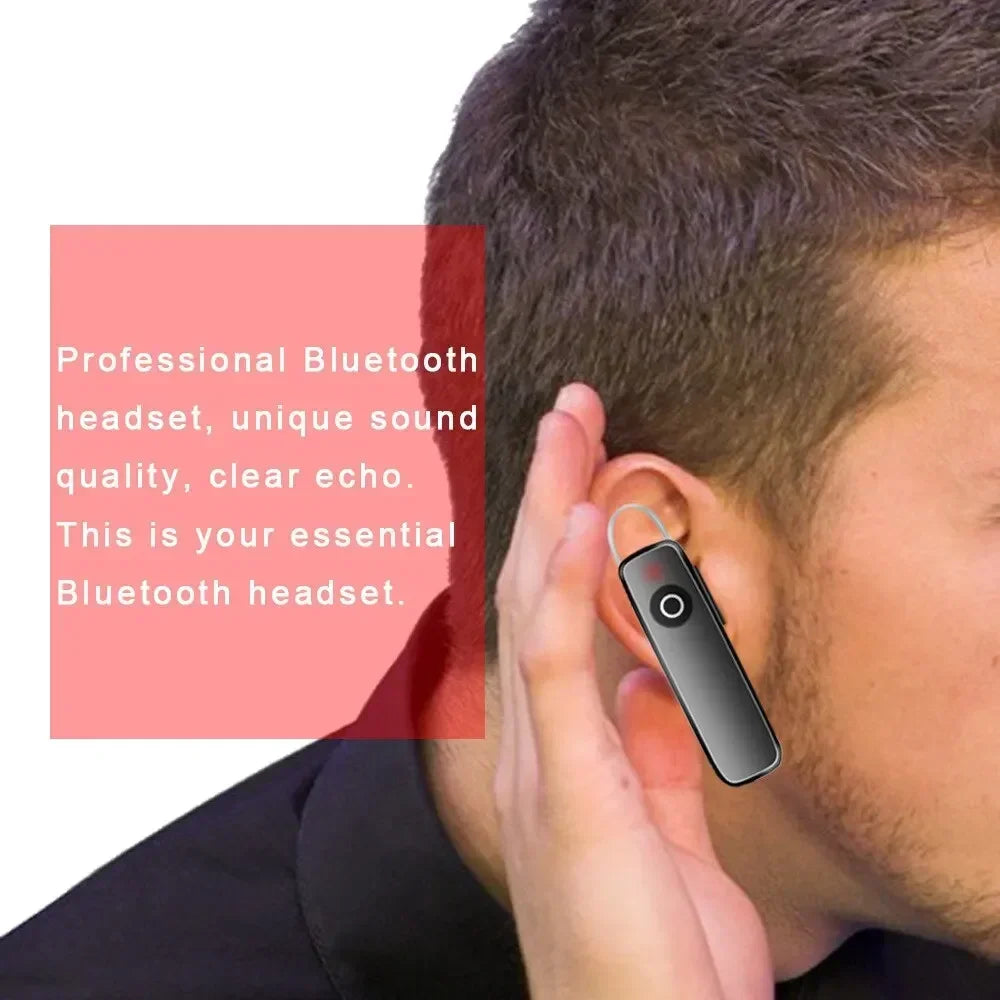 VIKEFON Wireless Noise Cancelling Bluetooth Ear Hook Headset for sale