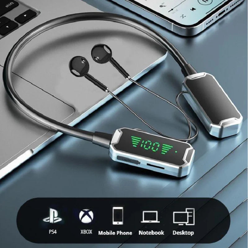Newmsnr Bluetooth 5.4 Neckband Earphones