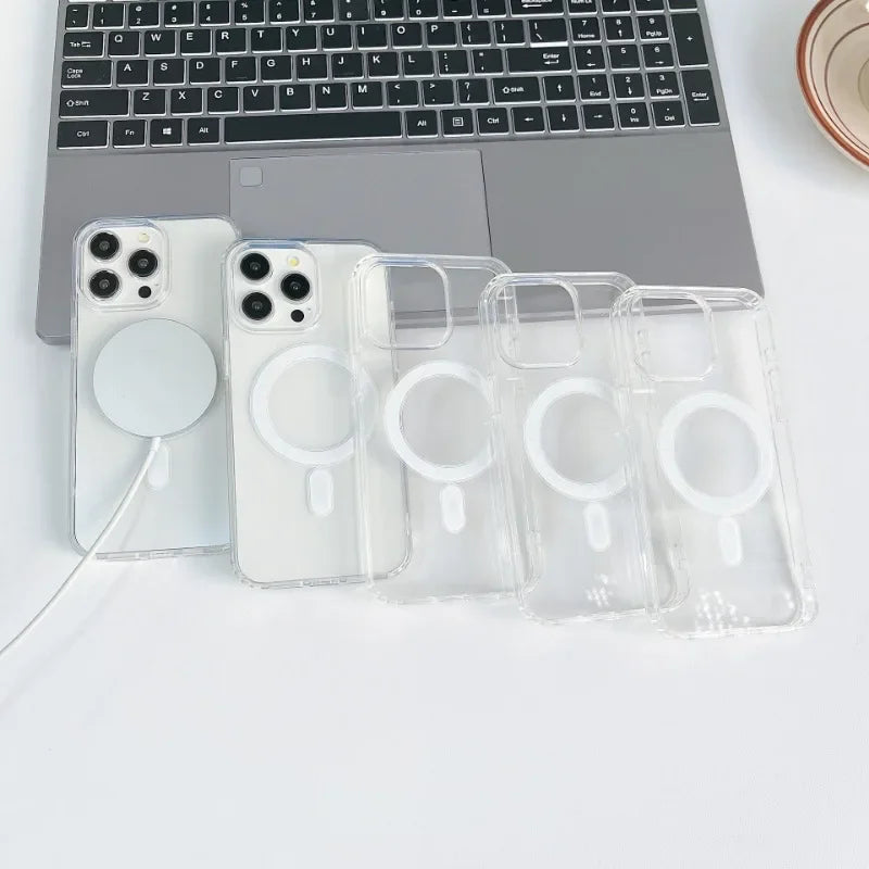 Buy Top Magnetic Transparent MagSafe Case 2026 – Shockproof iPhone | Free Shipping & Fast Delivery