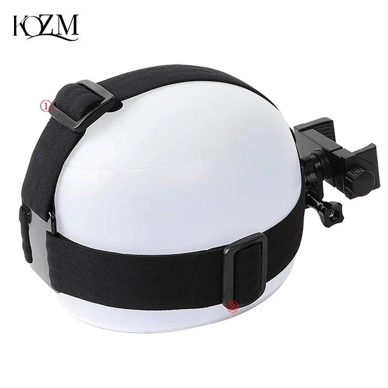 Head-Mounted Headband Bracket Adjustable Live Broadcast Mobile Phone Holder First-person Perspective Fixed Bracket Gift
