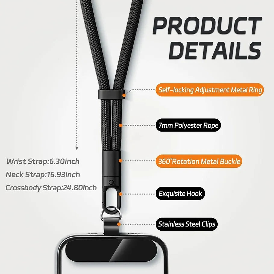 Ultimate Protection for Your Phone — phone lanyard with anti-drop protection