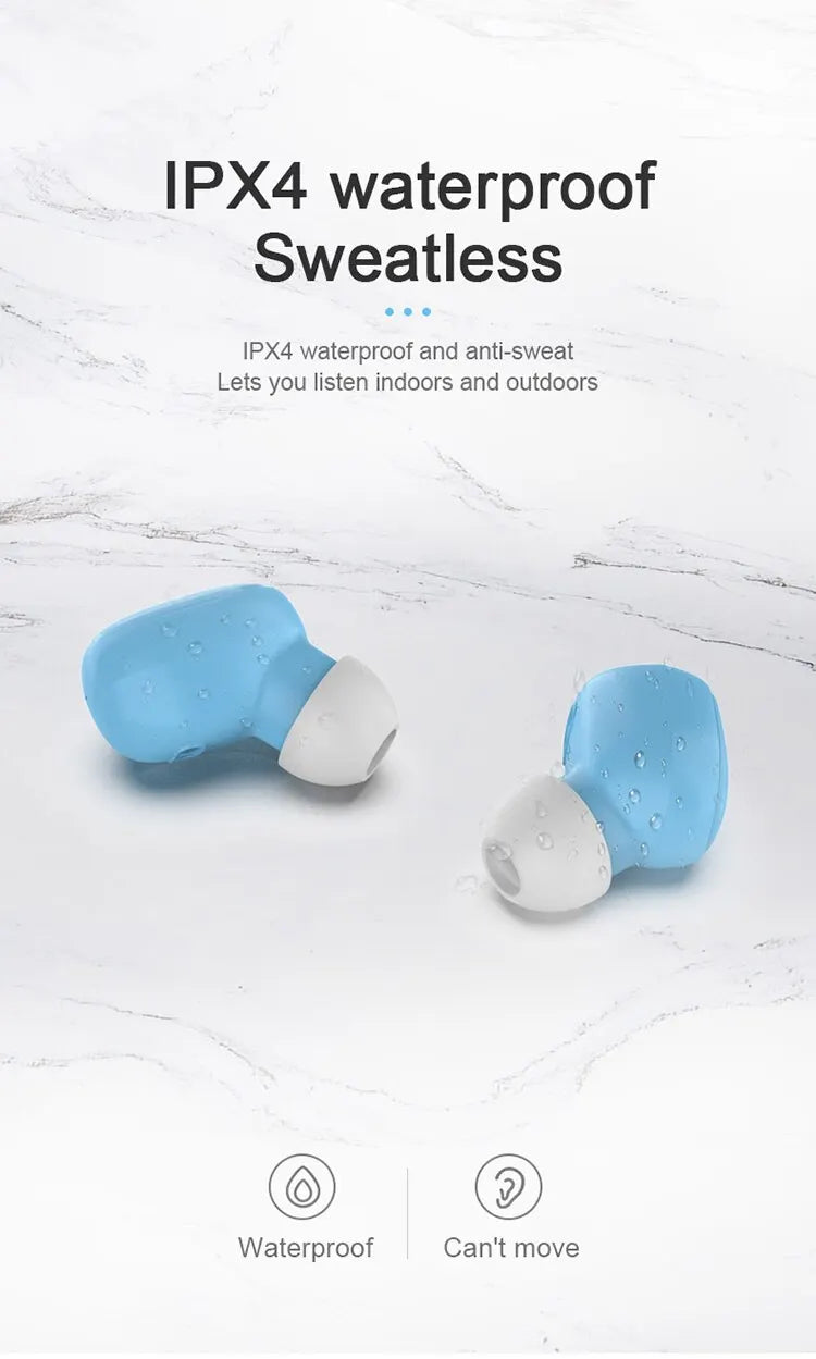 Mosizave A6S TWS Bluetooth 5.0 Earphones - Everyday Wireless Earbuds