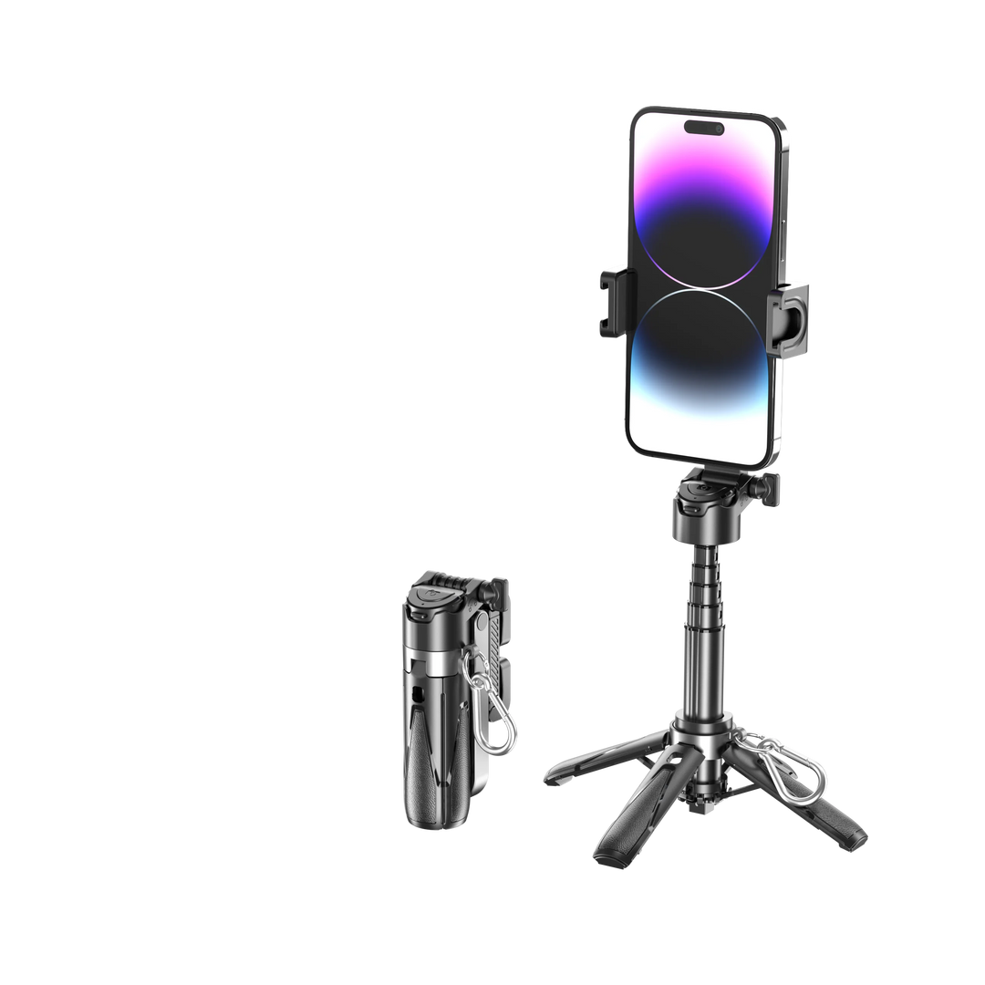 Mini Bluetooth Selfie Stick Tripod – Telescopic Phone Stand