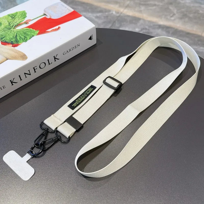 Adjustable Lanyard 140CM Crossbody Neck Cord Wrist Strap All Phone Cover Case Chain Fashion Anti Loss Outdoor Two Hooks Rope