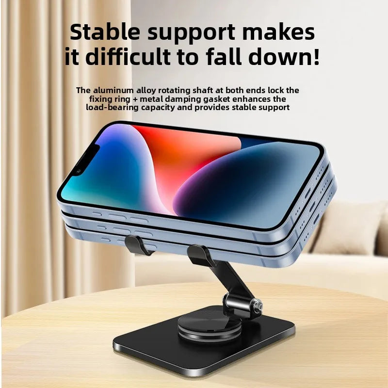 B-SJ24 Aluminum Foldable Desk Phone & Tablet Holder – Universal Metal Stand