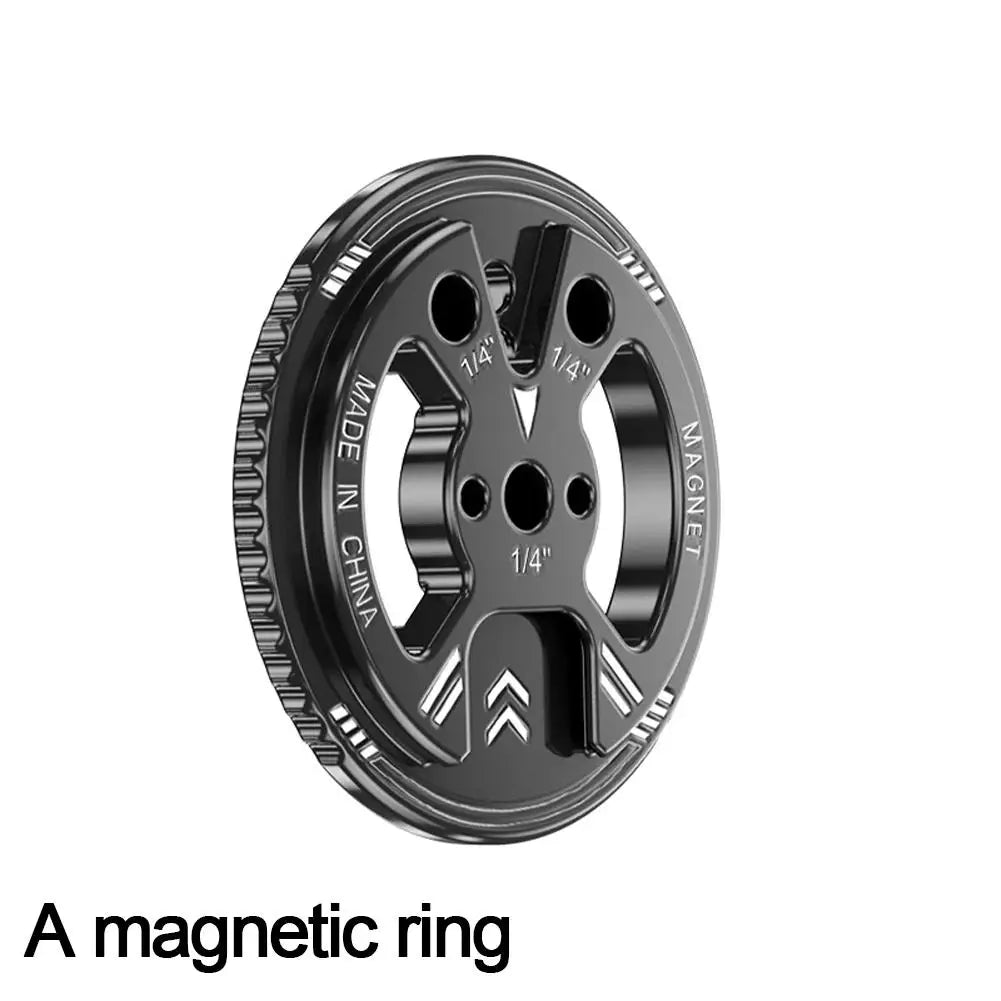 Magnetic Adapter Ring – 1/4" Cold Shoe MagSafe Converter for Camera & Tripod