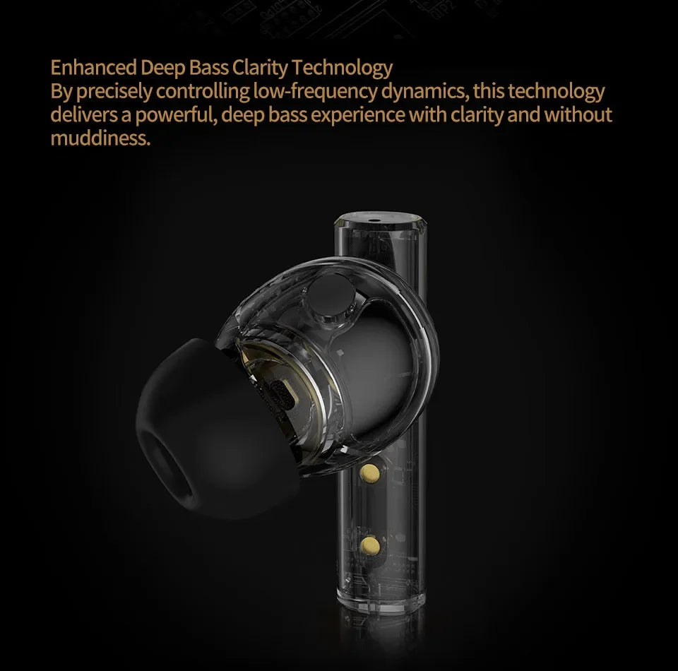 KZ Carol Wireless Earphones - 42H Battery & 6-Mic TWS