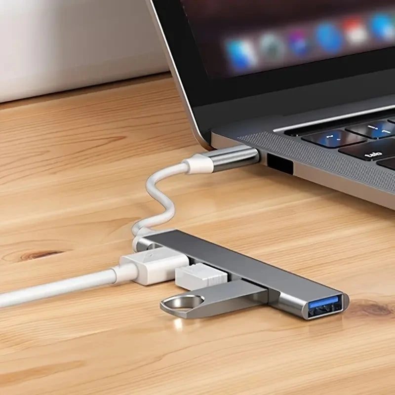 4 Port USB C Hub — 4-port usb-c hub