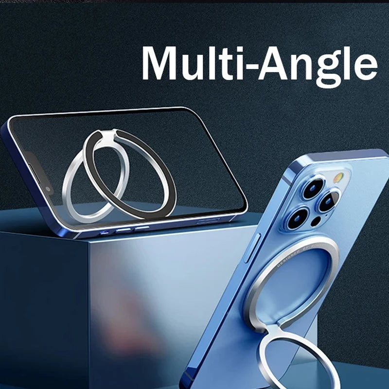 2025 MagSafe Magnetic Phone Ring Holder | Adjustable Finger Ring Bracket | iPhone Magnet Case Support