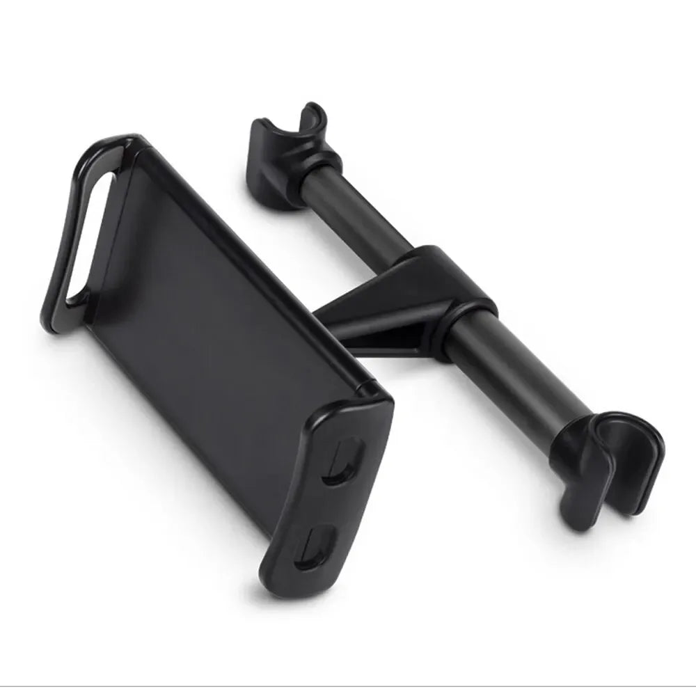 Car Headrest Tablet Holder – Universal Back Seat Mount for 5–12.9" Devices
