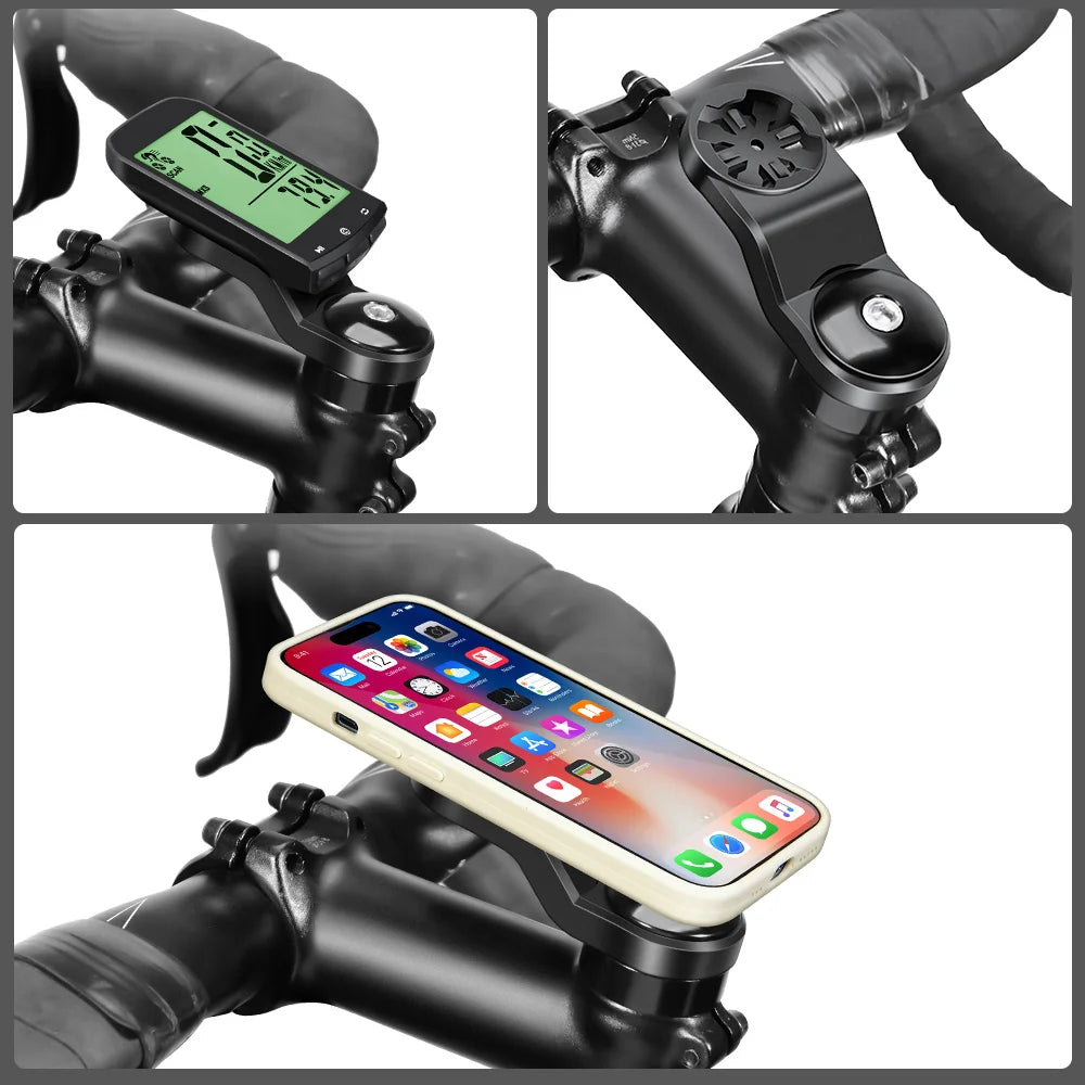 Bicycle Phone Mount – Universal Bike Handlebar Holder for GPS & Mobile