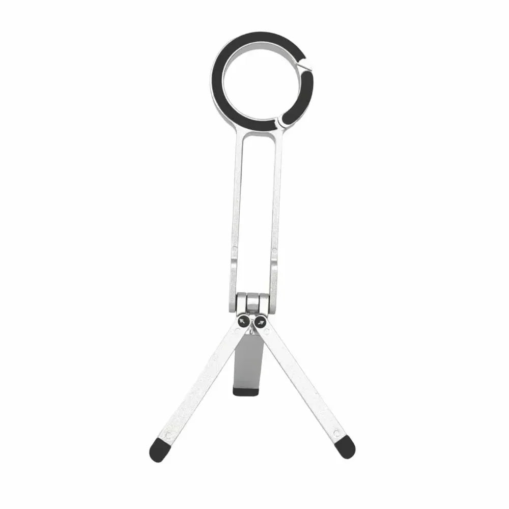 VIKEFON Magnetic Carabiner Phone Tripod – Foldable Selfie Stick Stand