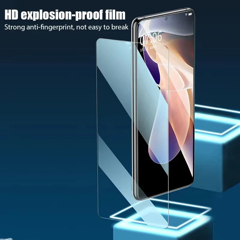 1-5 Pack HD Tempered Glass Poco X7 X6 F7 F6 M7 M6 X5 X3 NFC C75 C65 Pro Screen Protector Film