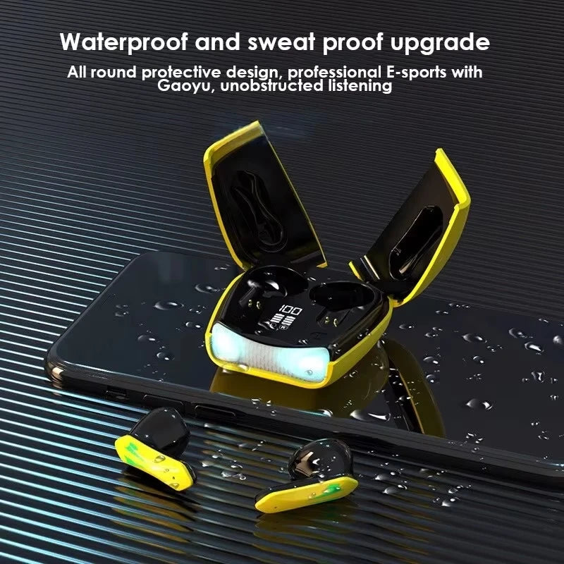 Gaming Earbuds X16 Pro Low-Latency Bluetooth 5.2 LED Case - JEFF's Favorite Picks