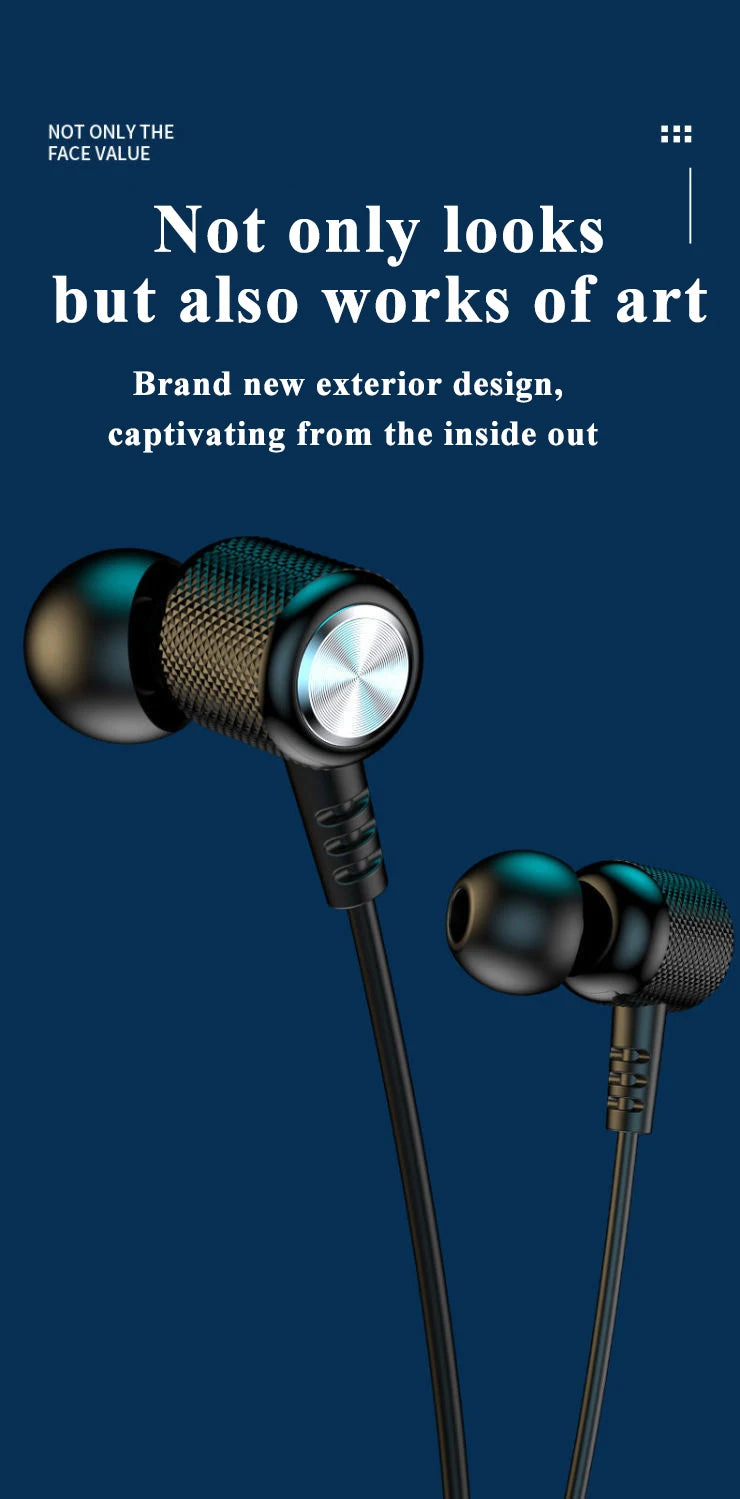 Best Wireless In Ear Headphones with Mic & Volume Control - XYJS