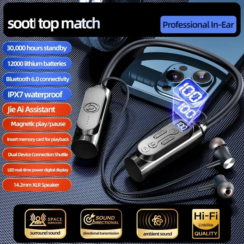 Luxuglow Bluetooth Earphones with Power Bank - Long Battery Life