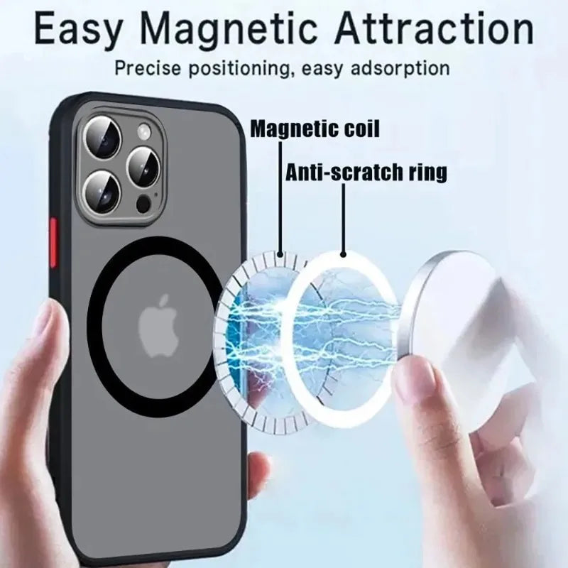 Luxury Armor MagSafe iPhone Case by Jinitaimeik | Magnetic Shockproof