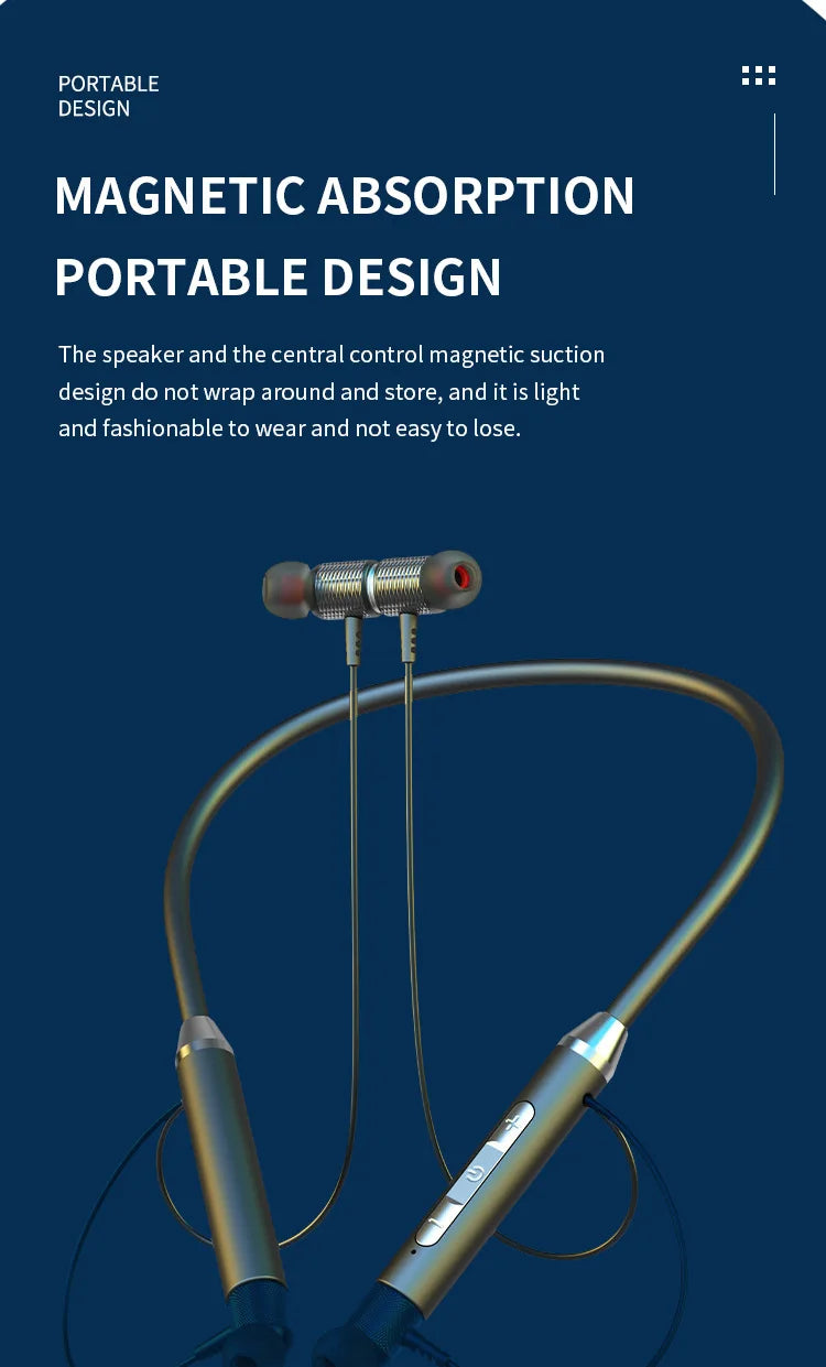 Best Wireless Bluetooth Neckband Earphones with Mic