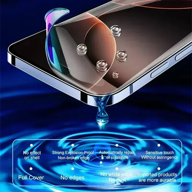 5-Pack Hydrogel Film Screen Protector iPhone 17 16 15 14 13 12 11 X XR XS SE 8 7 6 Pro Max Mini Plus