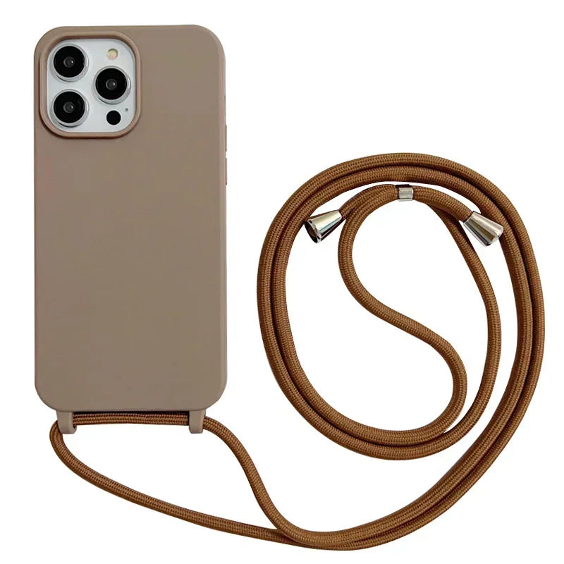 Best Phone Case for iPhone 16 with Crossbody Lanyard Colorful Case — iPhone 16 case